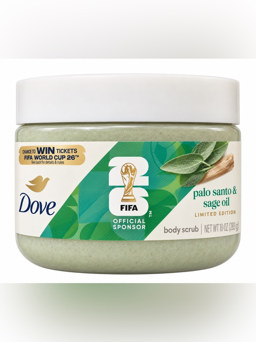 Dove Palo Santo & Sage Oil Body Scrub - Green